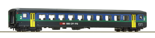 Roco 74567 - H0 Schnellzugwagen 2. Klasse der SBB, Ep.V-VI*
